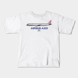 Airbus A321 - Niki Kids T-Shirt